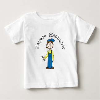 Camiseta Para Bebê T-shirt futuro da criança do mecânico