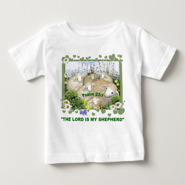 Camiseta Para Bebê T-Shirt GREEN PASTURES (Frente)