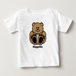 Camiseta Para Bebê T-shirt Huggable do urso