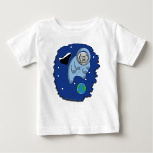 Camiseta Para Bebê T-shirt infantil Astro-Tardigrade