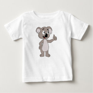 Camiseta Para Bebê T-shirt infantil com desenhos animados do urso de