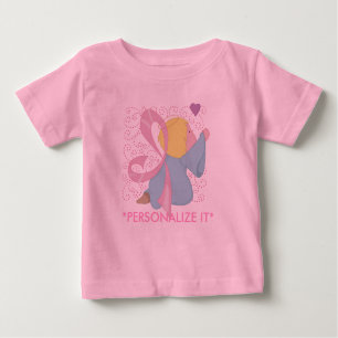 Camiseta Para Bebê T-shirt infantil customizável do anjo do cancro da