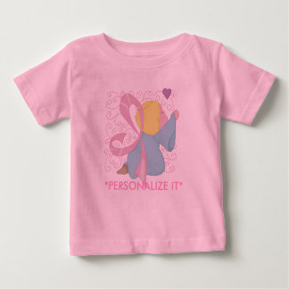 Camiseta Para Bebê T-shirt infantil customizável do anjo do cancro da