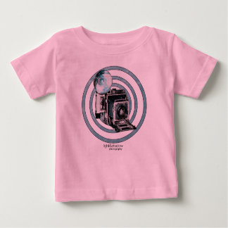 Camiseta Para Bebê "T-shirt infantil da câmera retro"