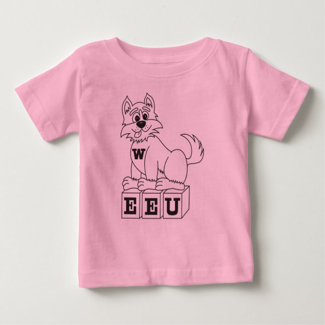 Camiseta Para Bebê T-shirt infantil de EEU (Frente)