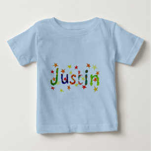 Camiseta Para Bebê T-shirt infantil de "Justin"