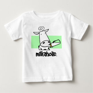 Camiseta Para Bebê T-shirt infantil do bebê de Milkaholics