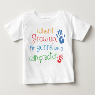 Camiseta Para Bebê T-shirt infantil do bebê do Chiropractor (futuro)