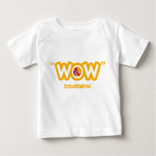 Camiseta Para Bebê T-shirt infantil do "wow"