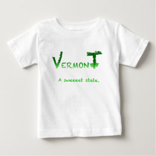 Camiseta Para Bebê T-shirt infantil doce de Vermont