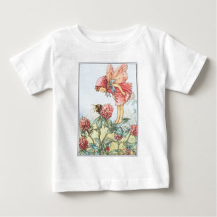 Camiseta Para Bebê T-shirt infantil feericamente da criança do trevo