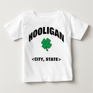 Camiseta Para Bebê T-shirt irlandês personalizado bebê do hooligan
