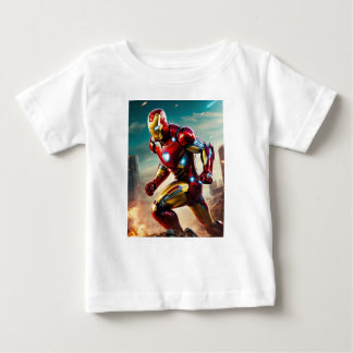 Camiseta Para Bebê T-Shirt Ironman