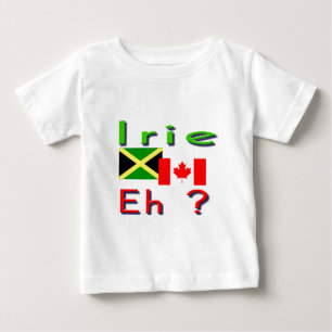 Camiseta Para Bebê t-shirt Jamaicano-canadenses