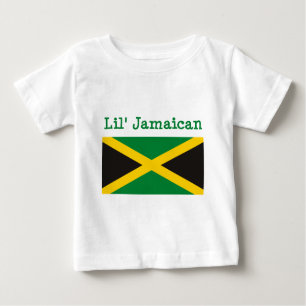 Camiseta Para Bebê T-shirt jamaicano de Lil