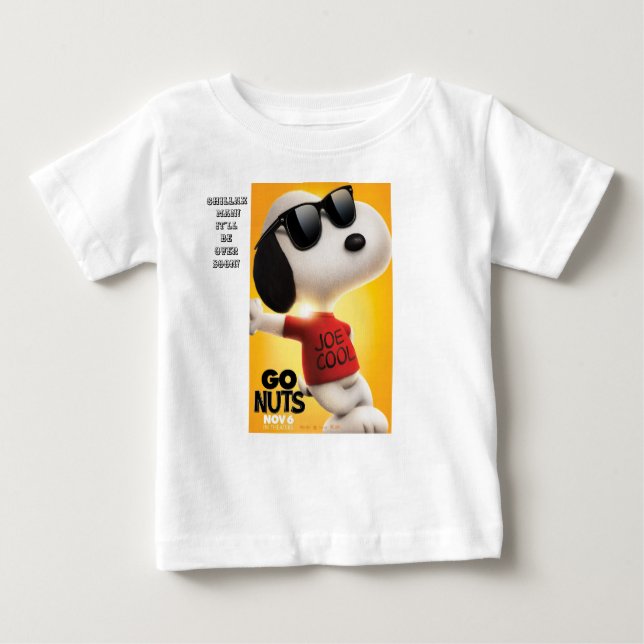 Camiseta Para Bebê T-Shirt "JOE LEGAL" (Frente)