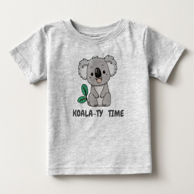 Camiseta Para Bebê T-shirt Koala Baby (Frente)