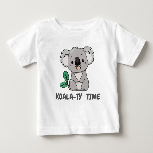 Camiseta Para Bebê T-shirt Koala Baby (Frente)