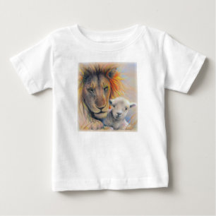 Camiseta Para Bebê T-Shirt "Lion & Lamb", Bebê (0-24 meses)