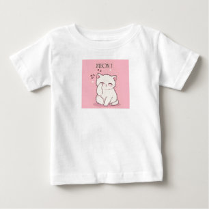 Camiseta Para Bebê T-Shirt"Little Dreamer - Baby Inspirational T-Shir