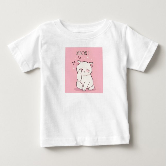 Camiseta Para Bebê T-Shirt"Little Dreamer - Baby Inspirational T-Shir (Frente)