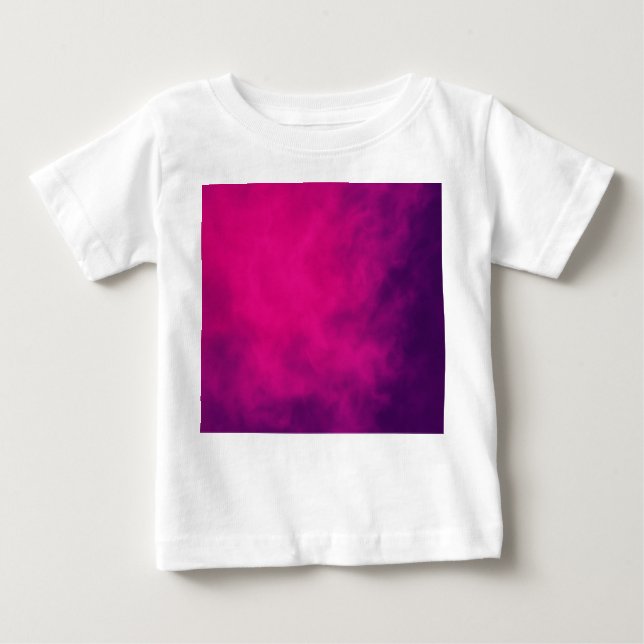 Camiseta Para Bebê T-Shirt Magenta Bebê Personalizado (Frente)