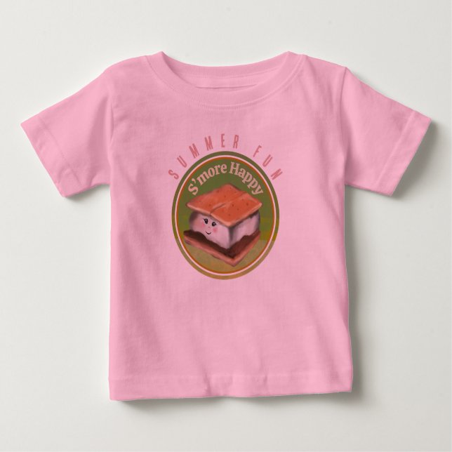 Camiseta Para Bebê T-Shirt Mais Divertido Do Verão (Frente)
