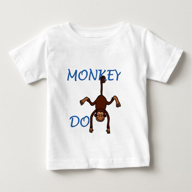 Camiseta Para Bebê t-shirt MONKEY DO (Frente)