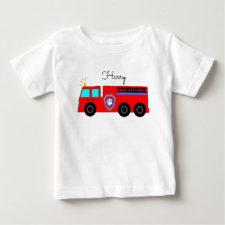 Camiseta Para Bebê T-Shirt, motor de incêndio