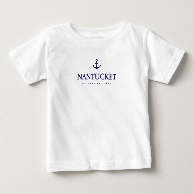 Camiseta Para Bebê T-Shirt Nantucket (Frente)