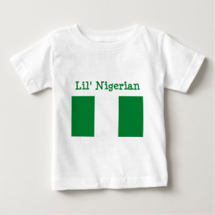Camiseta Para Bebê T-shirt nigeriano de Lil