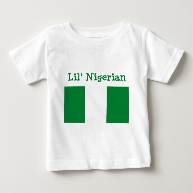 Camiseta Para Bebê T-shirt nigeriano de Lil (Frente)