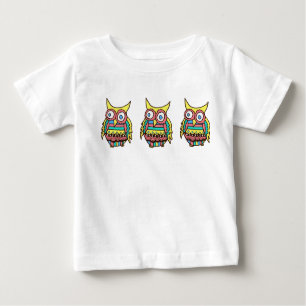 Camiseta Para Bebê t-shirt Owl Baby