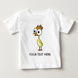 Camiseta Para Bebê T-shirt pequeno da criança do pintinho