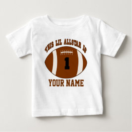 Camiseta Para Bebê T-shirt personalizada de futebol do primeiro anive