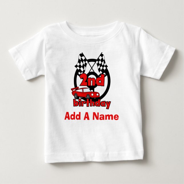 Camiseta Para Bebê T-shirt personalizada do segundo aniversário de co (Frente)