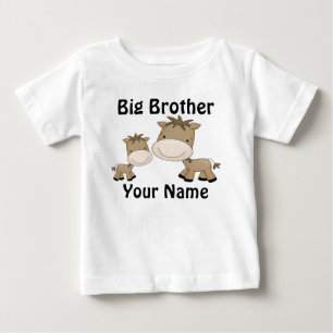 Camiseta Para Bebê T-shirt personalizado cavalo do big brother