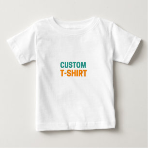 Camiseta Para Bebê T-Shirt Personalizado - Design personalizado, Únic