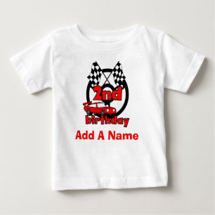 Camiseta Para Bebê T-shirt personalizado do segundo aniversário das