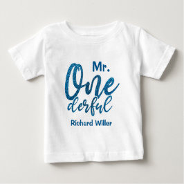 Camiseta Para Bebê T-Shirt Personalizado Do Sr. Onemagia Baby Boy