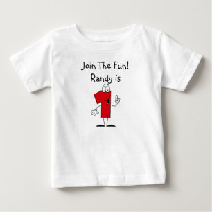 Camiseta Para Bebê T-shirt personalizado primeiro aniversario