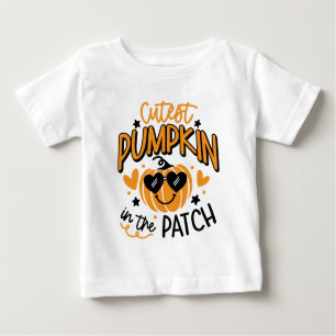 Camiseta Para Bebê T-Shirt Personalizado Pumpkin Baby