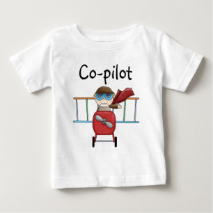 Camiseta Para Bebê T-shirt personalizável do Piloto Ace Boy