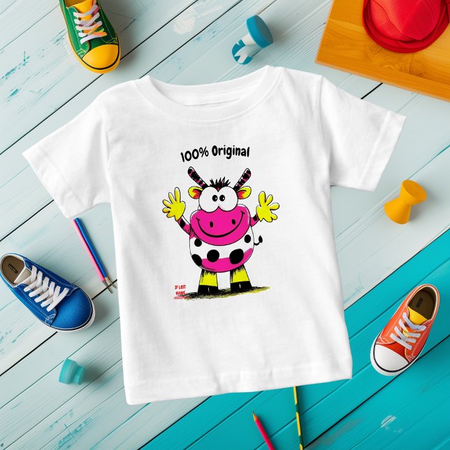 Camiseta Para Bebê T-Shirt Personalizável Para Crianças Engraçadas (Criador carregado)