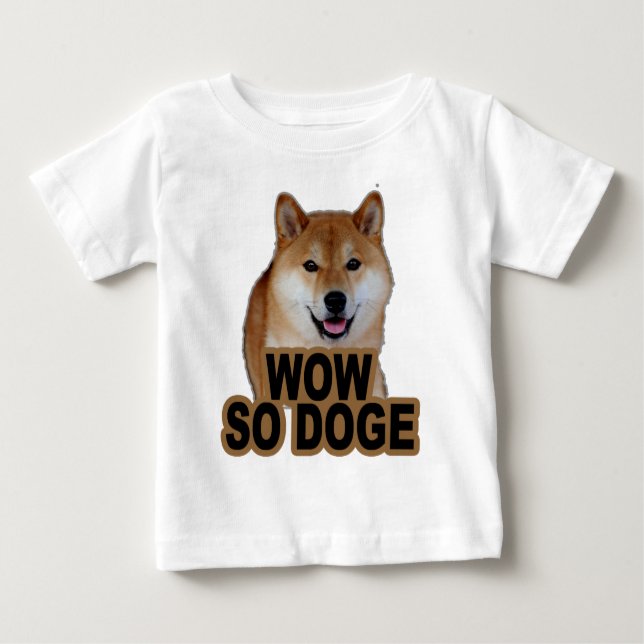 Camiseta Para Bebê T Shirt.png do Doge (Frente)