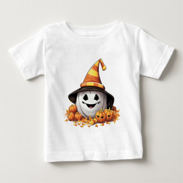 Camiseta Para Bebê T-shirt Pumpkin Patch Adventure (Frente)