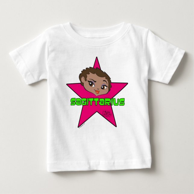 Camiseta Para Bebê T-Shirt Sagitário (Frente)