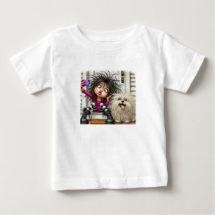Camiseta Para Bebê "T-Shirt Selfie do Criança Selvagem"