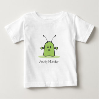 Camiseta Para Bebê T-shirt Snotty do monstro