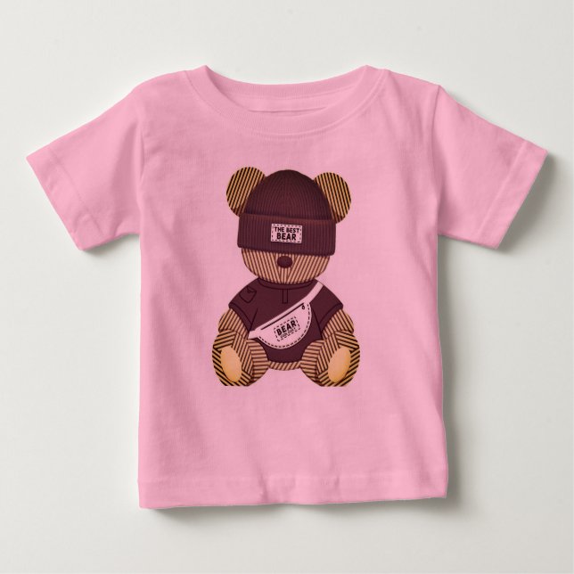 Camiseta Para Bebê T-Shirt Soft Baby Fine Jersey (Frente)